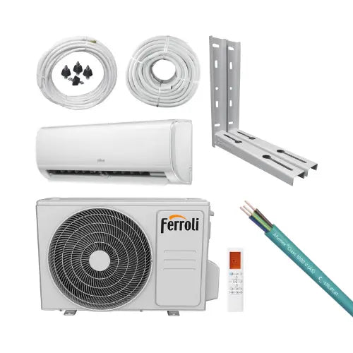Climatiseur Ferroli Giada S 12 3,5 kW : La Solution Prête à Poser avec Kit 5m