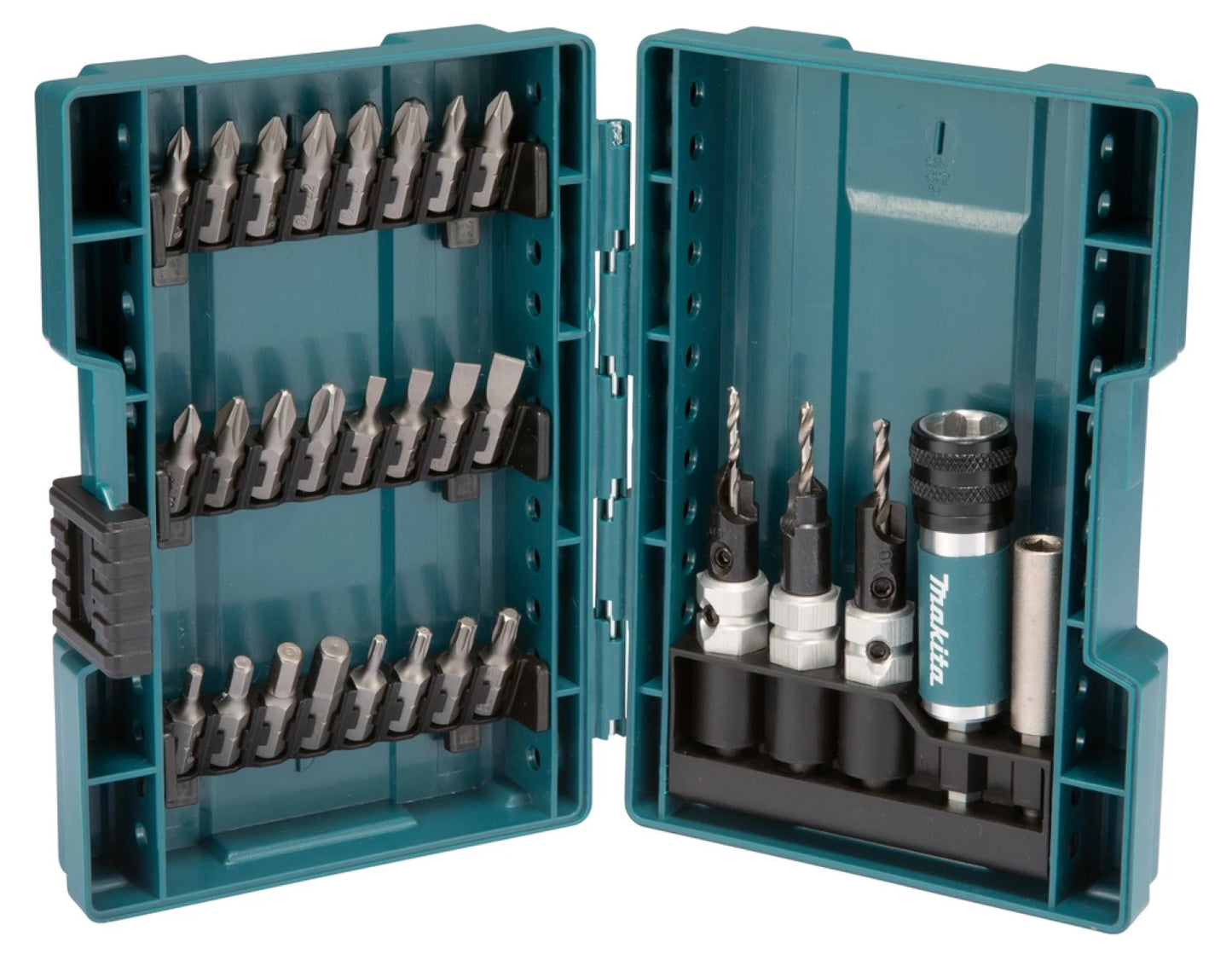 Makita D-73477 29-delige boor- en schroevendraaierbitset – Met het innovatieve Quad Driver-systeem