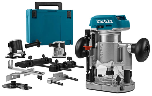 Affleureuse-défonceuse Makita DRT50ZJX9 18V Li-Ion (Machine seule) en coffret Makpac