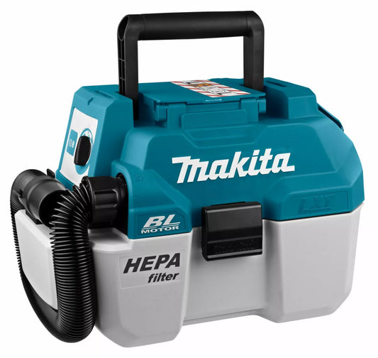 Aspirateur de Chantier Makita DVC750LZX1 18V – Puissance Compacte et Sans Charbon 7,5L