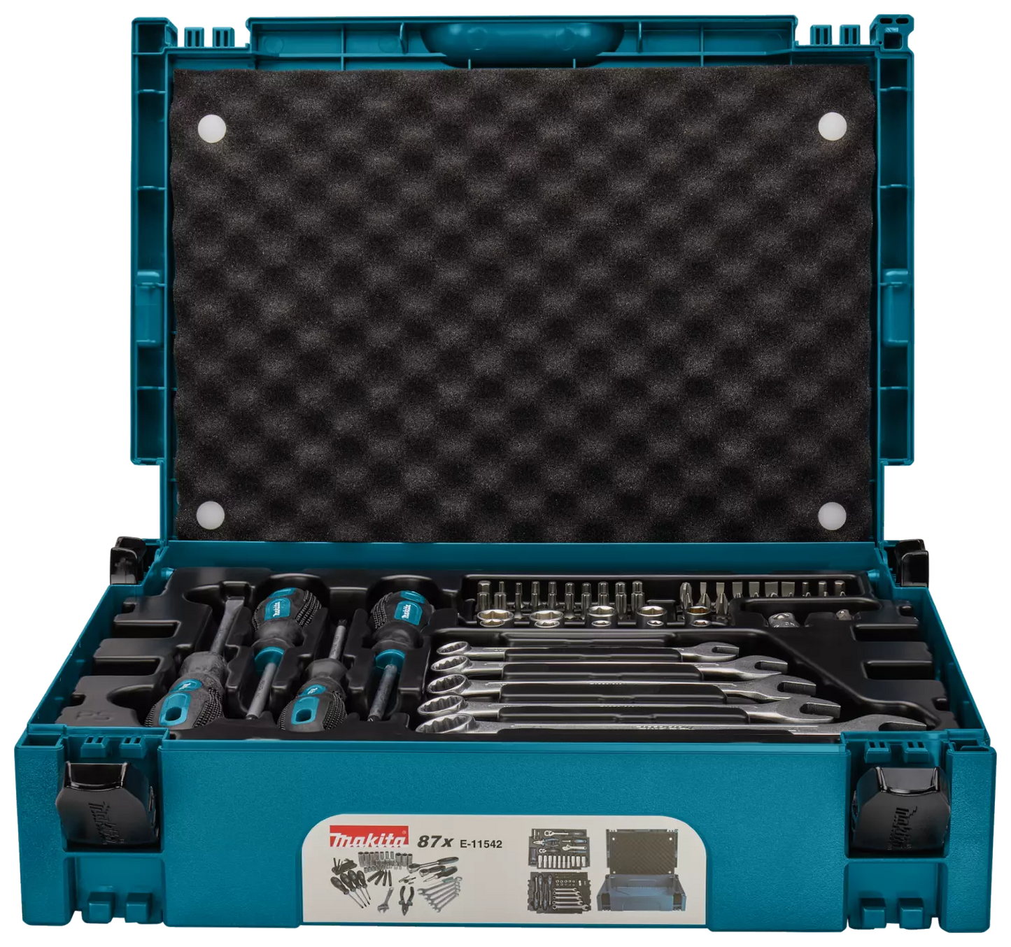 Makita E-11542 Onderhoudsset – 87-delige gereedschapsset in Mbox