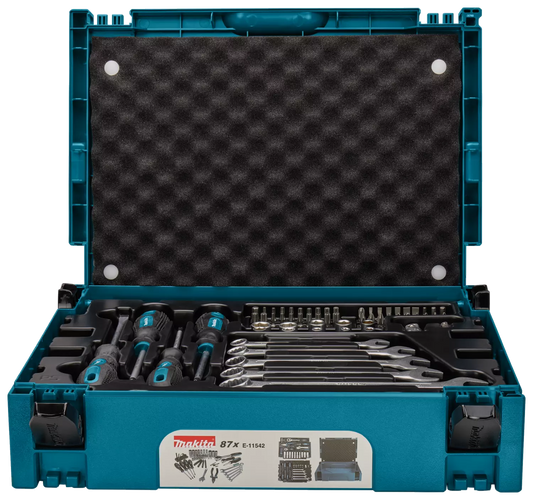 Makita E-11542 Onderhoudsset – 87-delige gereedschapsset in Mbox