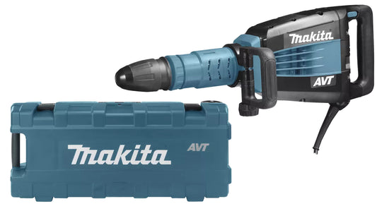 Makita HM1214C 1500W SDS-Max Demolition Hammer – 19.9J Demolition Power