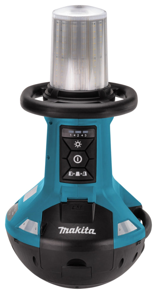 Makita ML810 18V LED-werklamp met zelfgelijkrichting - 360° hoge lichtintensiteit