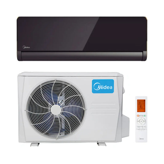 Climatiseur Midea Pure Glass Black 3,5 kW : L'Élégance du Miroir et la Puissance du 12000 BTU
